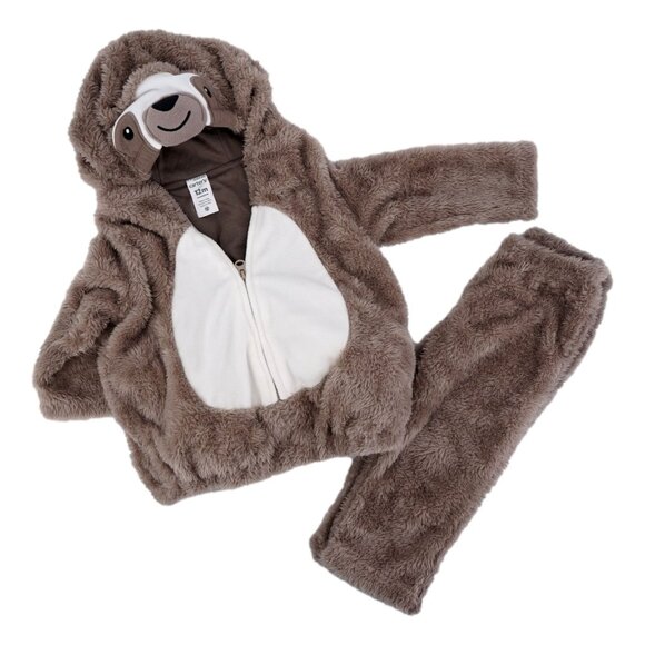 Sloth Baby Costume, Size 12M, 100% Polyester, Used Like New - Picture 1 of 3